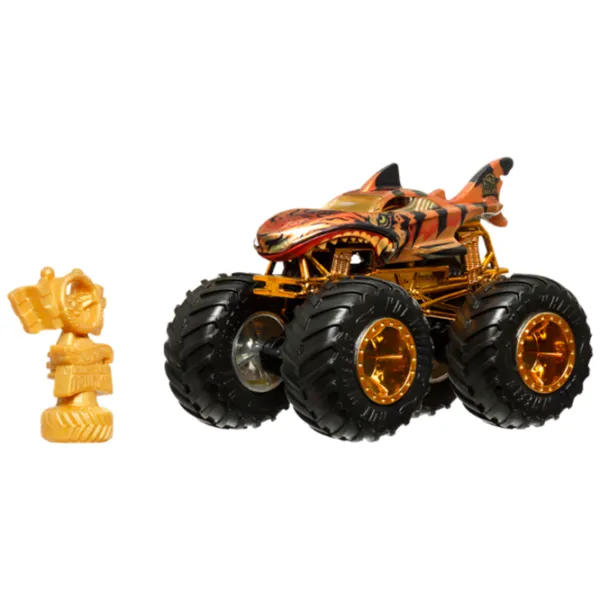Set de mașini Hot Wheels Monster Trucks – BIGFOOT JDV96  / / Auriu Multicolor photo 6