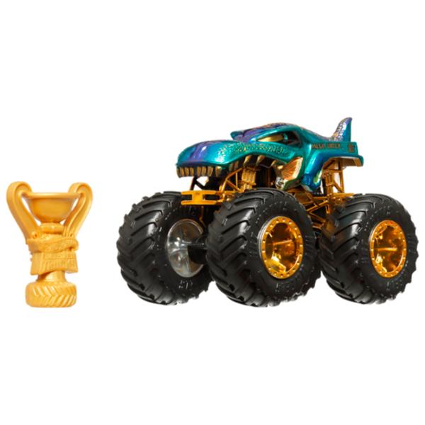 Set de mașini Hot Wheels Monster Trucks – BIGFOOT JDV96  / / Auriu Multicolor photo 7