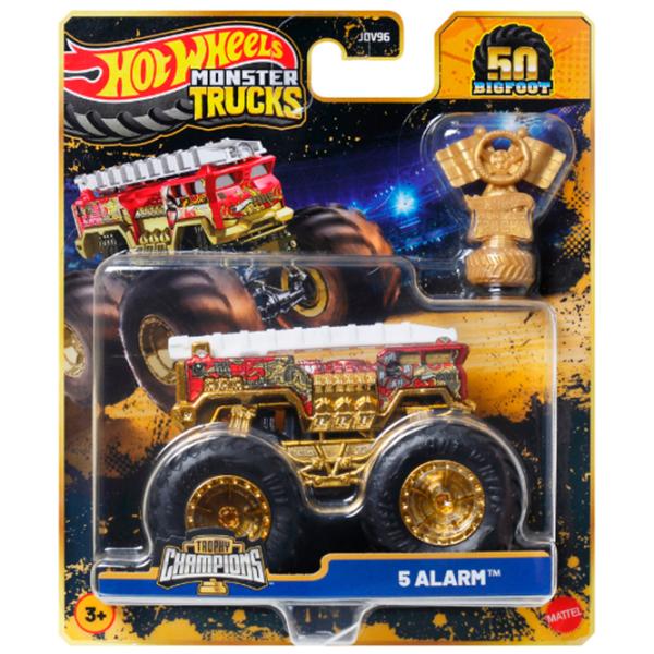 Set de mașini Hot Wheels Monster Trucks – BIGFOOT JDV96  / / Auriu Multicolor photo 10