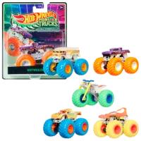 Комплект машин Hot Wheels Monster Trucks – Glow in the Dark JFX08  / / Серый Разноцветный