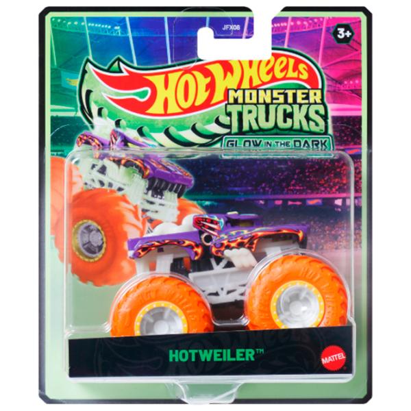 Комплект машин Hot Wheels Monster Trucks – Glow in the Dark JFX08  / / Серый Разноцветный photo 2