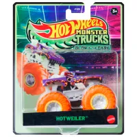 Set de mașini Hot Wheels Monster Trucks – Glow in the Dark JFX08 / / Gray Multicolor photo 2