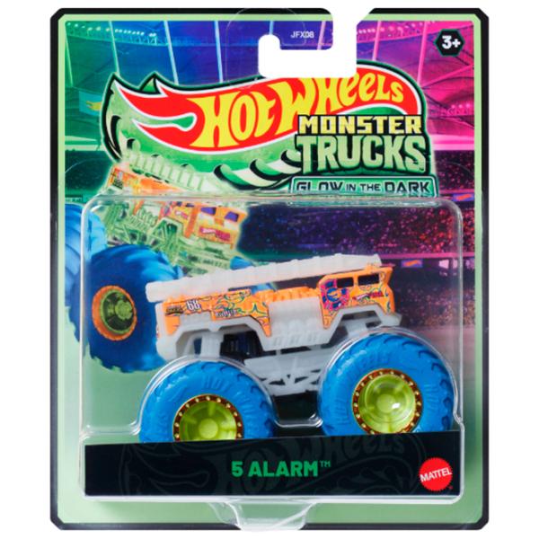 Комплект машин Hot Wheels Monster Trucks – Glow in the Dark JFX08  / / Серый Разноцветный photo 6