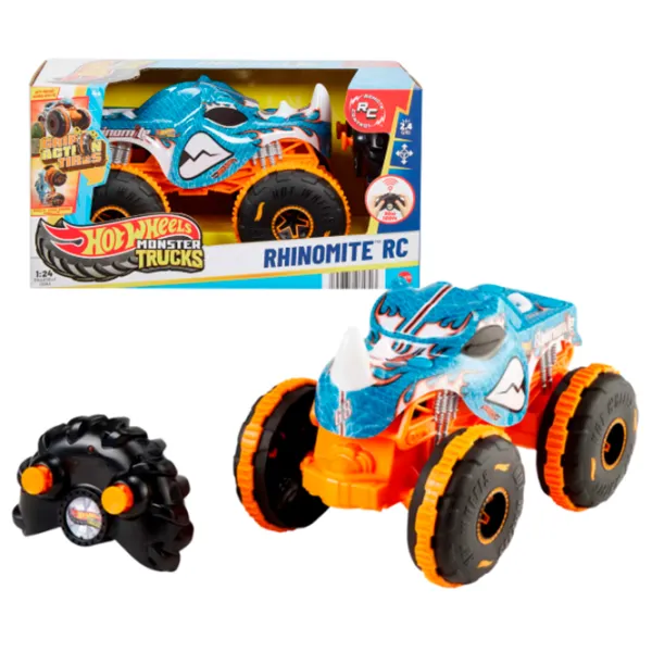 Машинка Hot Wheels Rhinomite JBK11 8 км/ч / 2.4 ГГц / White Синий photo 4