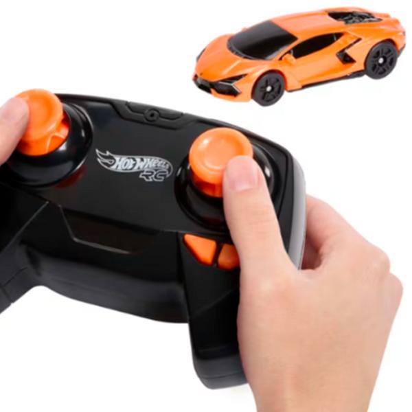 Mașină Hot Wheels Lamborghini Revuelto HWW55  / 2.4 GHz / Black Orange photo 2
