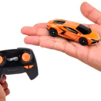 Mașină Hot Wheels Lamborghini Revuelto HWW55 / 2.4 GHz / Black Orange photo 3