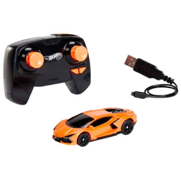 Mașină Hot Wheels Lamborghini Revuelto HWW55  / 2.4 GHz / Black Orange photo 4