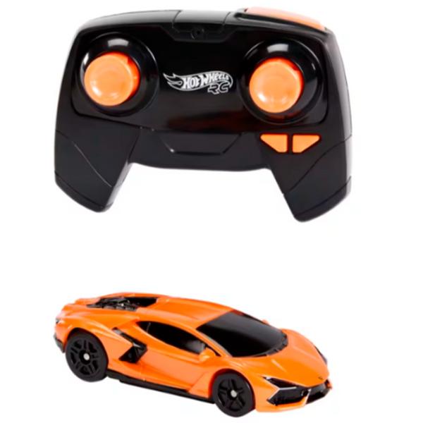 Mașină Hot Wheels Lamborghini Revuelto HWW55  / 2.4 GHz / Black Orange photo 5