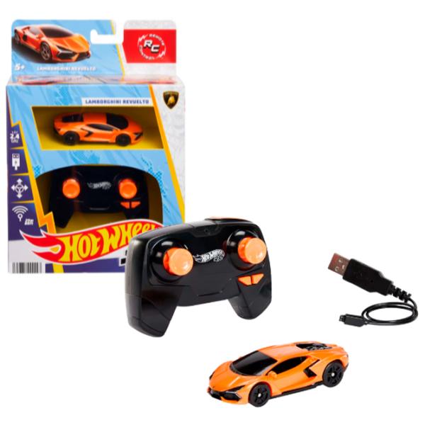 Mașină Hot Wheels Lamborghini Revuelto HWW55  / 2.4 GHz / Black Orange photo 6