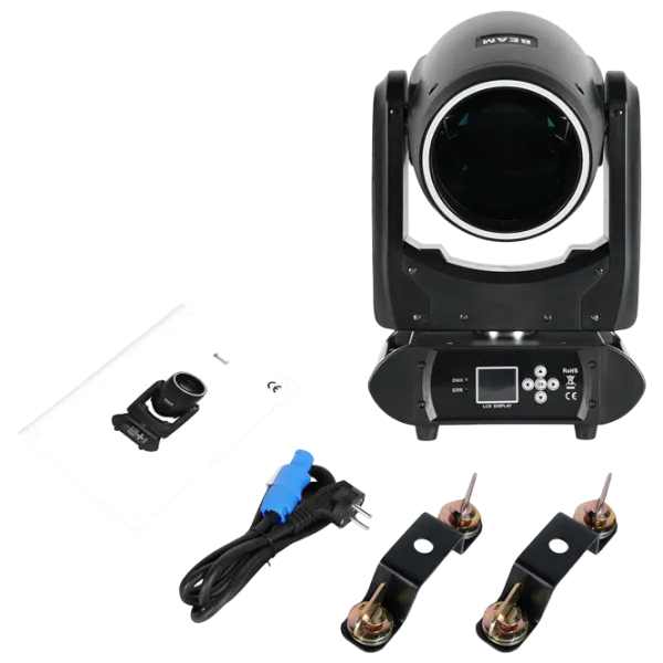 Fascicul luminos BONAUDIO Aurora 300 Moving Head Light Stage Light Black / 100 - 240 V photo 2 Fascicul luminos BONAUDIO Aurora 300 Moving Head Light Stage Light Black / 100 - 240 V photo 2