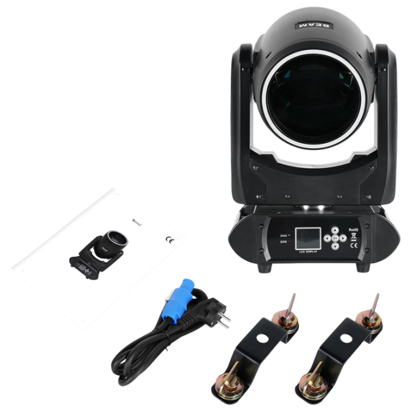 Fascicul luminos BONAUDIO Aurora 300 Moving Head Light Stage Light Black / 100 - 240 V photo 2 Fascicul luminos BONAUDIO Aurora 300 Moving Head Light Stage Light Black / 100 - 240 V photo 2