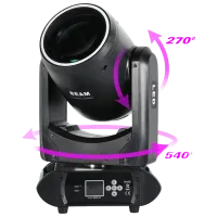 Световой луч BONAUDIO Aurora 300 Moving Head Light Stage Light Черный / 100 - 240 В photo 3