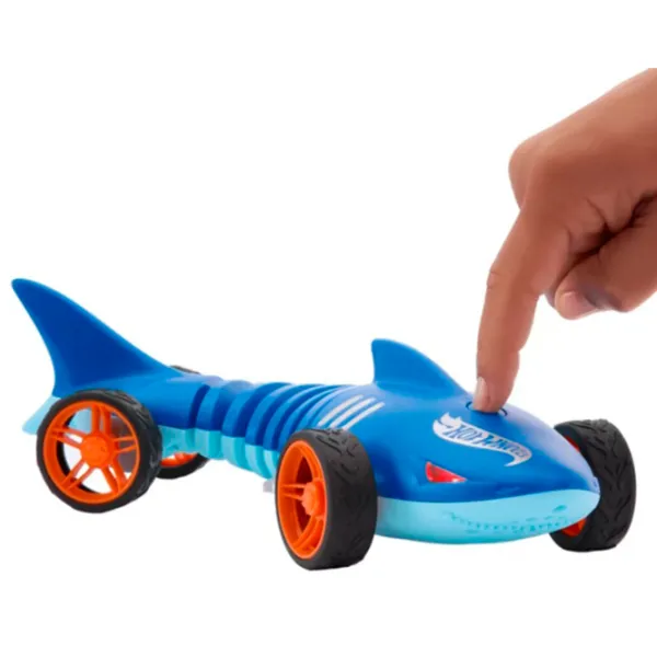 Mașină Hot Wheels Shark Speeder HXJ83  / 2.4 GHz / Black Blue photo 3