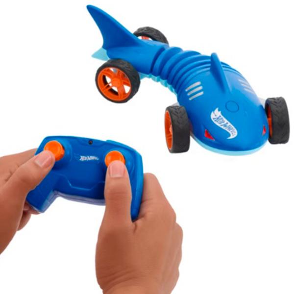 Mașină Hot Wheels Shark Speeder HXJ83  / 2.4 GHz / Black Blue photo 5