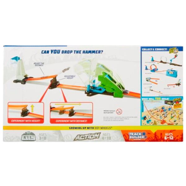 Pistă auto Hot Wheels Hammer Drop Challenge M-FLL00  / / Green Orange photo 8 Pistă auto Hot Wheels Hammer Drop Challenge M-FLL00  / / Green Orange photo 8