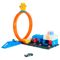 Авто-треки Hot Wheels Super Police Station JBM71  / / Желтый Синий