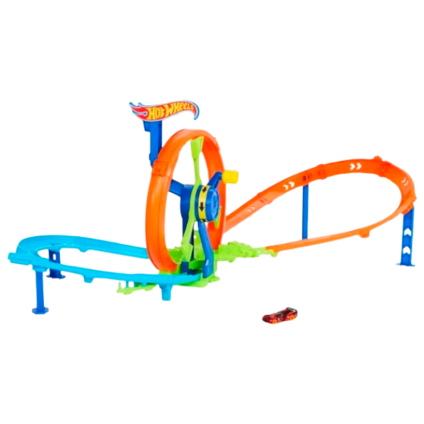 Pistă auto Hot Wheels Stunt Tracks JBX65  / / Green Orange photo 1