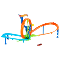Авто-треки Hot Wheels Stunt Tracks JBX65  / / Зелёный Оранжевый