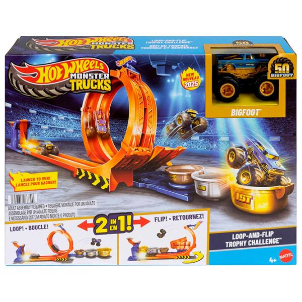 Авто-треки Hot Wheels Loop-And-Flip Trophy JBX64  / / Золотoй Оранжевый photo 5 Авто-треки Hot Wheels Loop-And-Flip Trophy JBX64  / / Золотoй Оранжевый photo 5