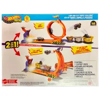Pistă auto Hot Wheels Loop-And-Flip Trophy JBX64 / / Auriu Orange photo 6