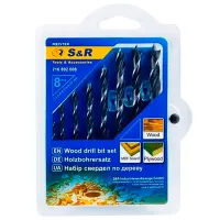 Набор сверл S&R 216802008 Cталь