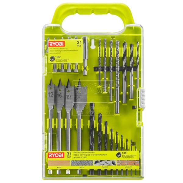 Набор сверл Ryobi RAKDD31 Cталь photo 1