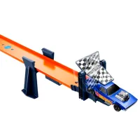 Pistă auto Hot Wheels RC Speed Challenge HXX45 / 2.4 GHz / Blue Orange photo 4