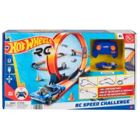 Pistă auto Hot Wheels RC Speed Challenge HXX45 / 2.4 GHz / Blue Orange photo 7