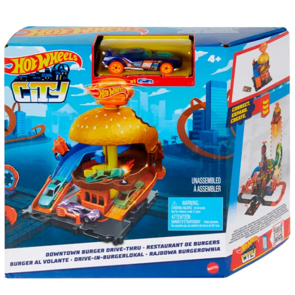 Pistă auto Hot Wheels City Downtown HDR24  / / Black Multicolor photo 8