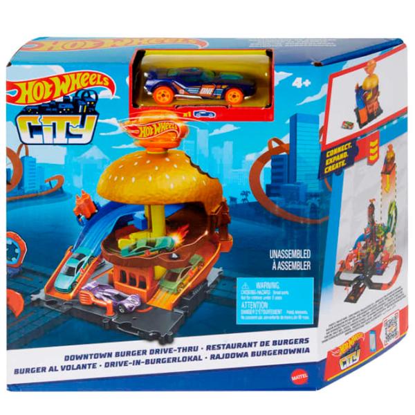Pistă auto Hot Wheels City Downtown HDR24  / / Black Multicolor photo 8