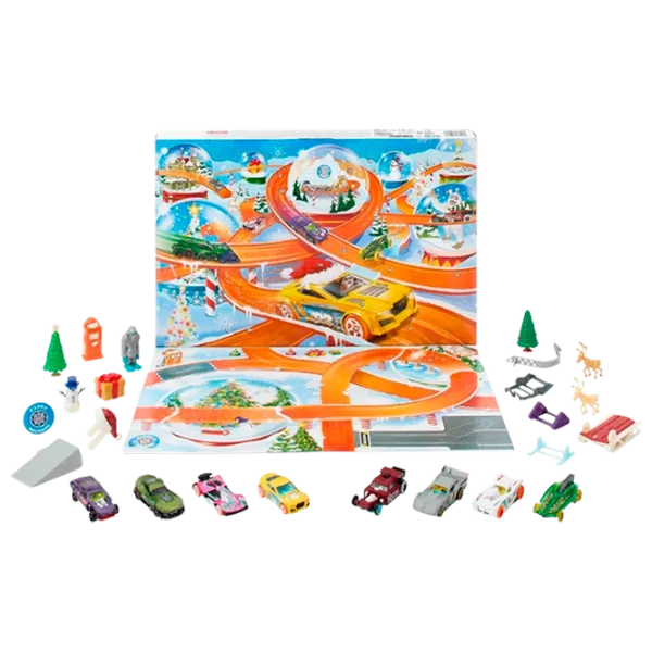 Комплект машин Hot Wheels Календарь-адвент 2024 HTG00  / / Черный Разноцветный photo 1