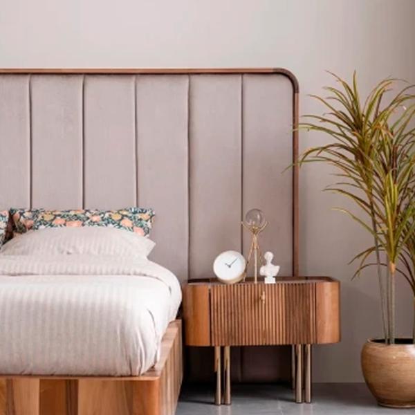 Noptiere Seskalar Browni 55 x 65 x 47 / / Brown photo 2