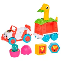 Mașină Tomy Jurassic World Dino Rescue Ranger T73253 / / White Red photo 2