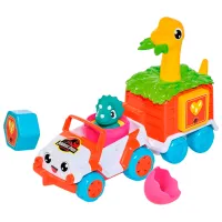 Mașină Tomy Jurassic World Dino Rescue Ranger T73253 / / White Red photo 3