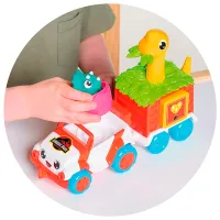 Mașină Tomy Jurassic World Dino Rescue Ranger T73253 / / White Red photo 7