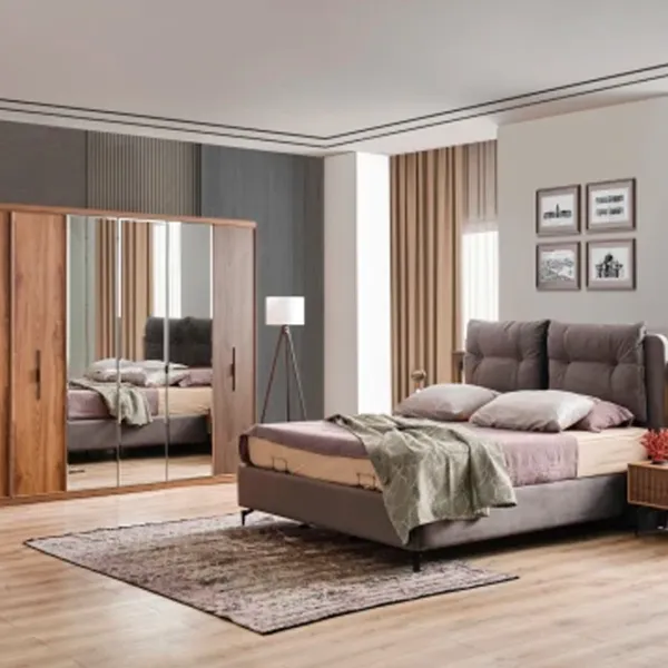 Noptiere Dizayno Home Clara 60 x 57 x 47 / PAL / Brown photo 3