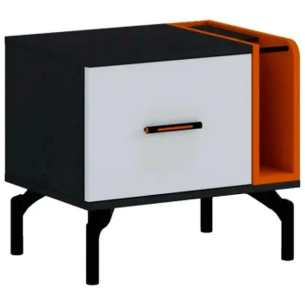 Noptiere Dizayno Home Trend 59.5 x 54 x 44 / PAL / Black photo 1 Noptiere Dizayno Home Trend 59.5 x 54 x 44 / PAL / Black photo 1