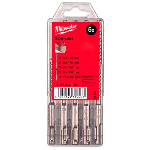 Set de burghie Milwaukee 4932352338  SDS-plus photo 1