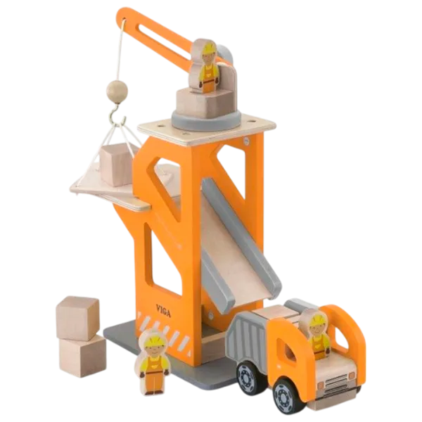 Кран VIGA Crane Lift with Dumper 51616  / / Серый Оранжевый photo 1 Кран VIGA Crane Lift with Dumper 51616  / / Серый Оранжевый photo 1