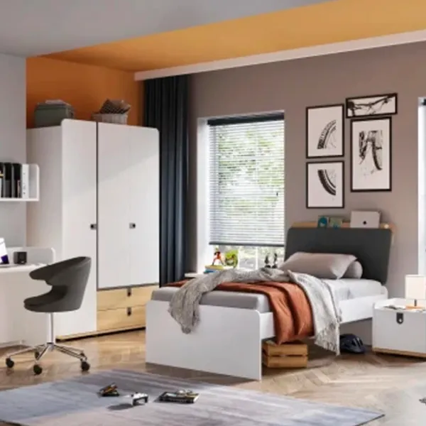 Тумбочки Evamoda Solid 48 x 44 x 43.5см / ЛДСП / White photo 2