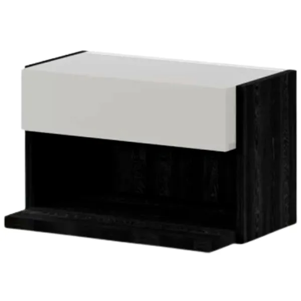 Noptiere Evamoda Vogue 48 x 72 x 47 / PAL / Black photo 1