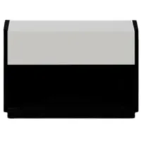 Noptiere Evamoda Vogue 48 x 72 x 47 / PAL / Black photo 4