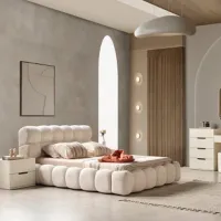 Noptiere Evamoda Toscana 57 x 49 x 45.5 / PAL / White photo 3