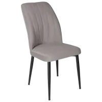 Scaun de bucătărie Fabrik Home VAREL Velvet/ Gray Black