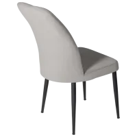 Scaun de bucătărie Fabrik Home VAREL Velvet/ Gray Black photo 2