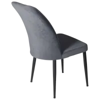 Кухонный стул Fabrik Home VAREL Вельвет/ Тёмно-серый Черный photo 2