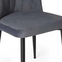 Кухонный стул Fabrik Home VAREL Вельвет/ Тёмно-серый Черный photo 3