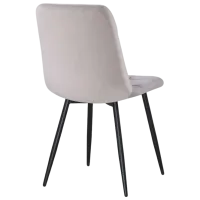 Scaun de bucătărie Fabrik Home Ted Catifea/ Beige Black photo 4
