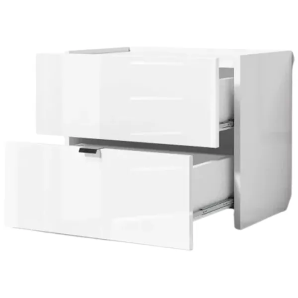 Noptiere Fabrik Home Hardy 45 x 55 x 34.5 / PAL Laminat / White photo 3