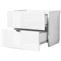 Тумбочки Fabrik Home Hardy 45 x 55 x 34.5см / Ламинированное ДСП / White photo 3